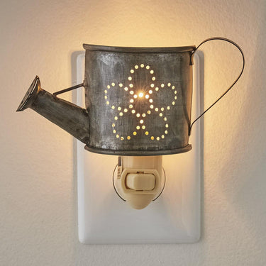 Watering Can Night Light - Galvanized Park Designs - The Fox Decor